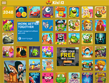 Tablet Screenshot of kizi12.com